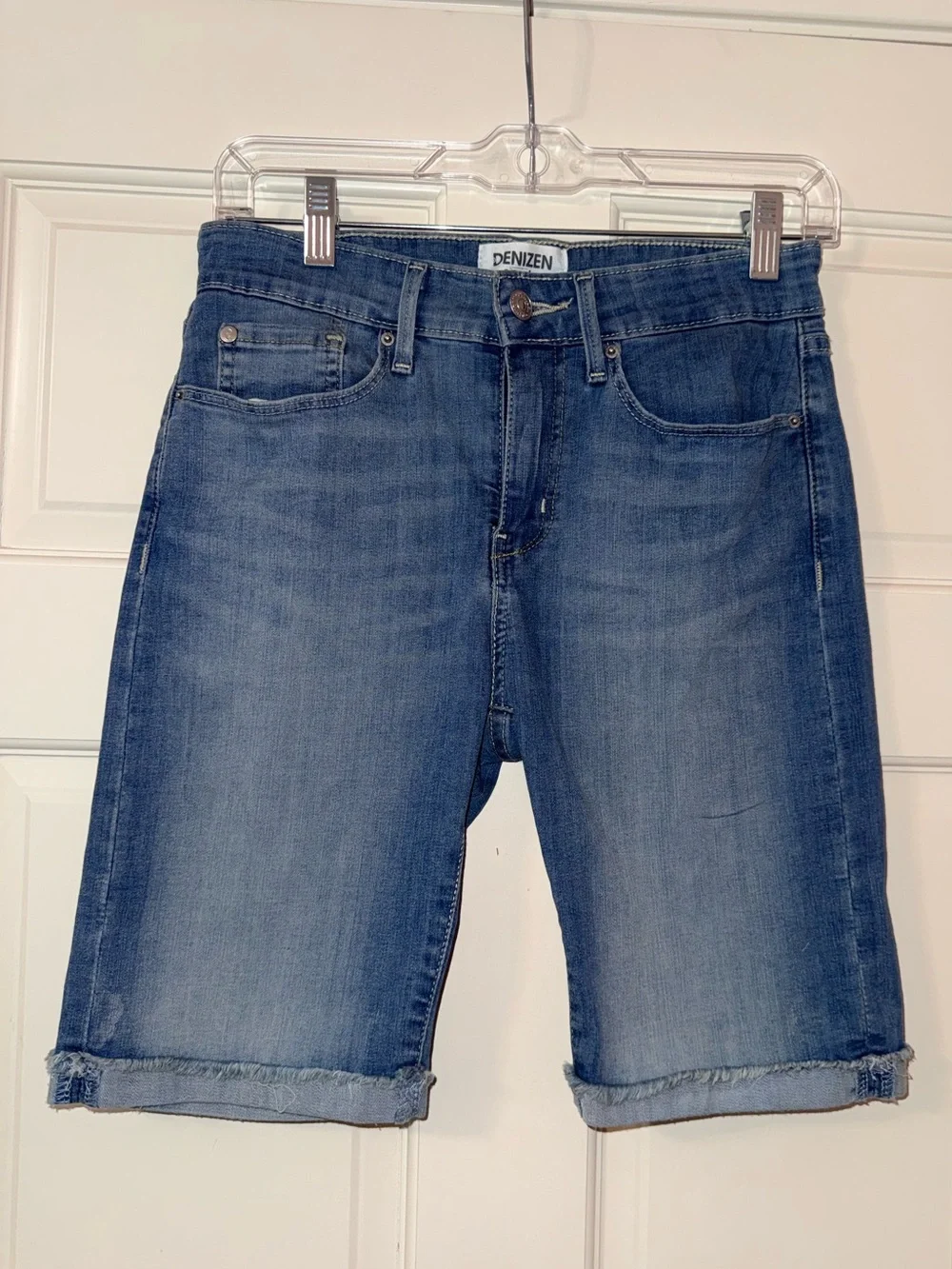 Levi's Blue Denim Bermuda Shorts